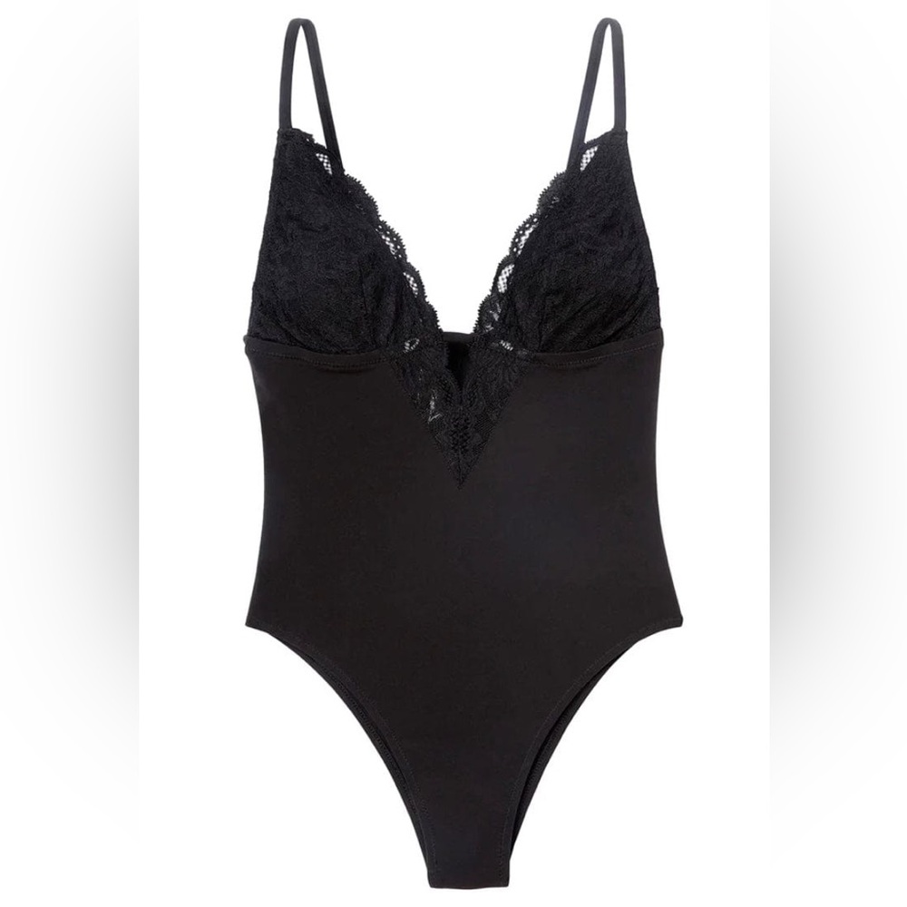 Fleur du Mal Black Lace Detail Lingerie